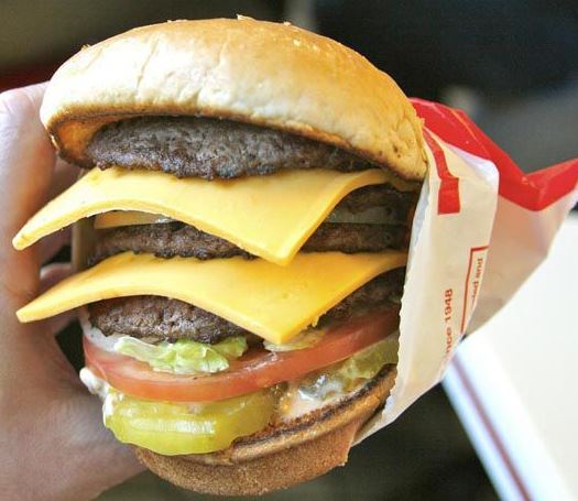 In N OUT Burger Menu Prices