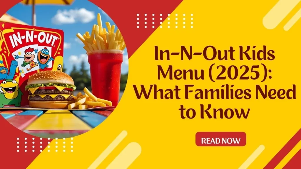 In-N-Out Kids menu
